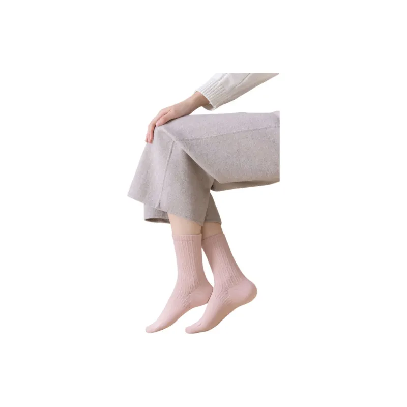 Cheemy Free Mid Calf Socks Women's 5 Pack Black-3