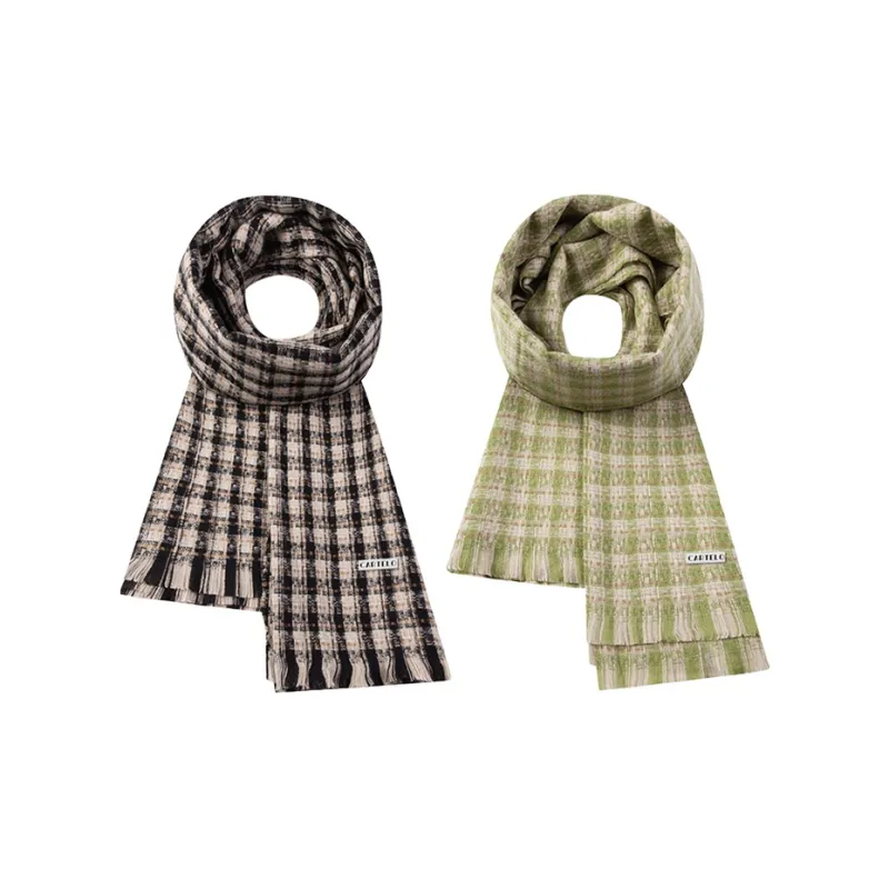 CARTELO Polyester Knit Scarves Unisex-3