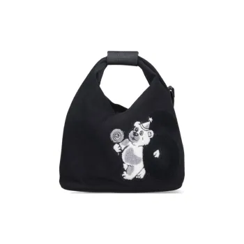 MM6 Maison Margiela Logo-Patch Shoulder Bag