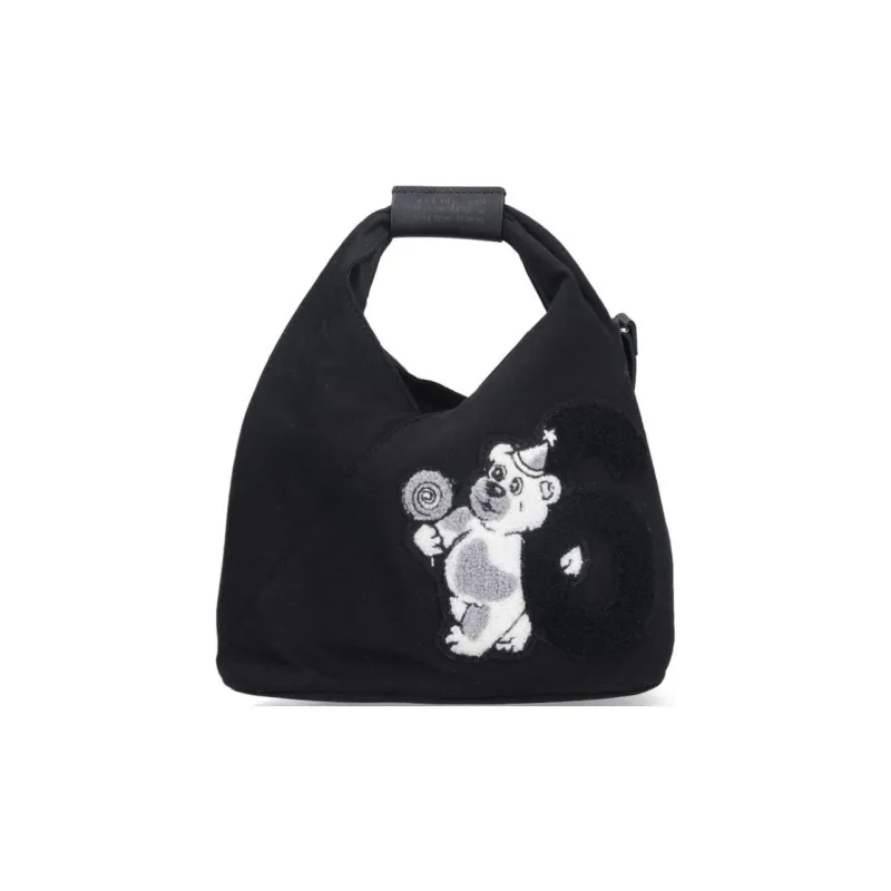 MM6 Maison Margiela Logo-Patch Shoulder Bag-0