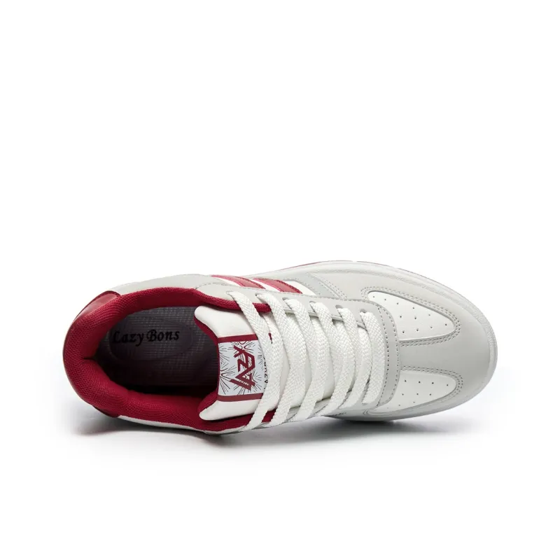 LAZY BONS Anti Slip And Wear Resistant Breathable Low Top Skateboard Shoes Men's-9