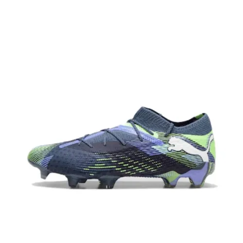 PUMA FUTURE 7 ULTIMATE Artificial Ground, Natural Ground Anti Slip Wear Resistant Soccer Shoes Unisex Gray Green