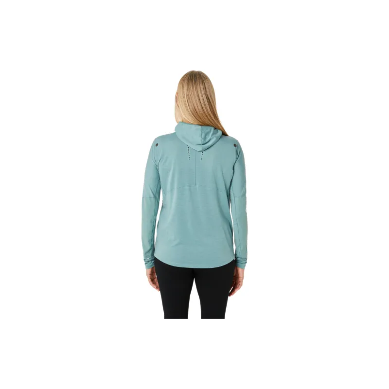 Asics Metarun Sweatshirt Women's Gray Green-2