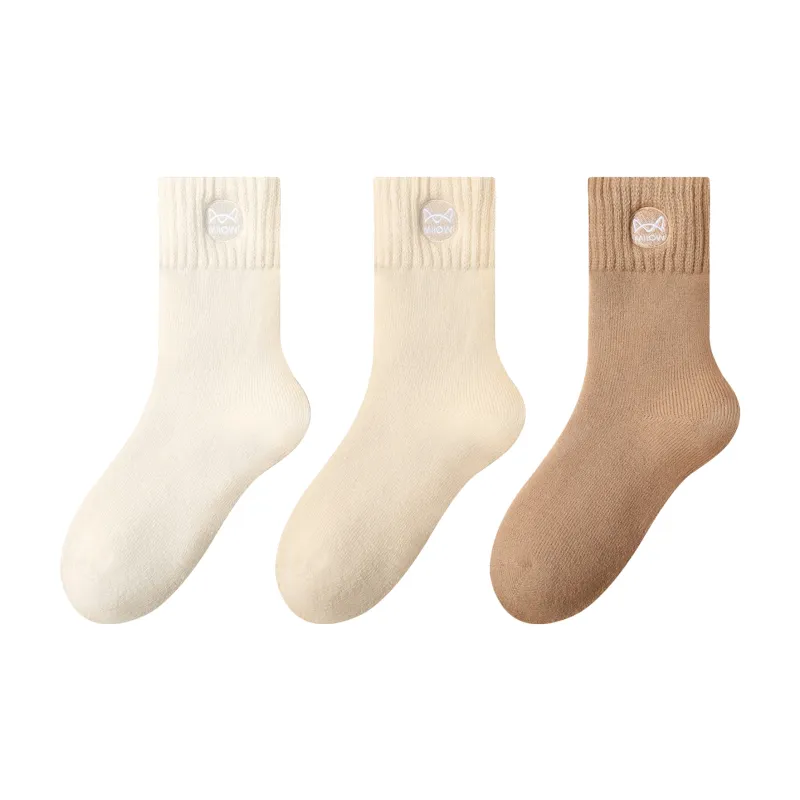 MIIOW Mid Calf Socks Women's Combo Set-28