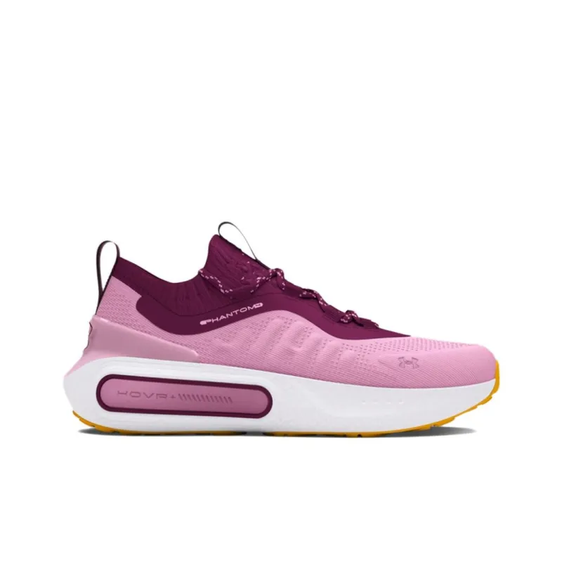 Under Armour Phantom 4 Anti Slip Wear Resistant Low Top Casual Shoes Unisex Pink-1