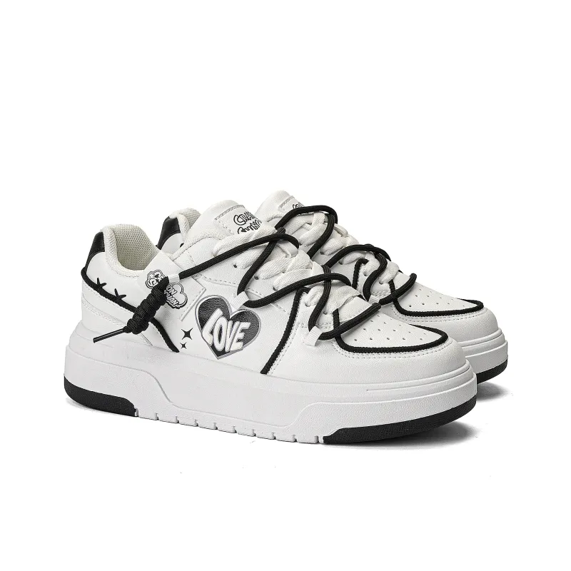 Crayon Shinchan Low Top Skateboard Shoes Unisex-20