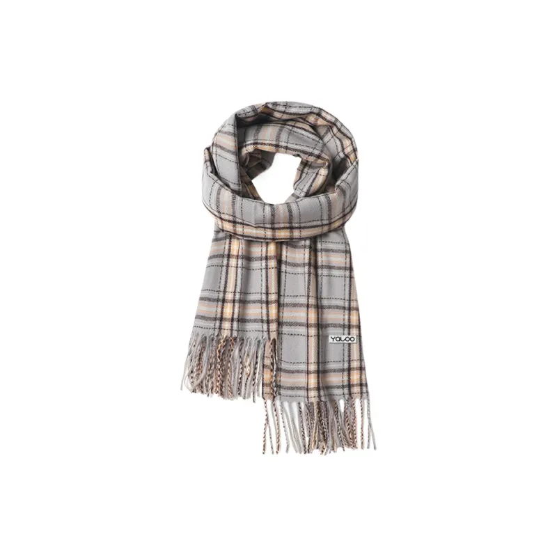 Yalu Polyester Knit Scarves Unisex-2