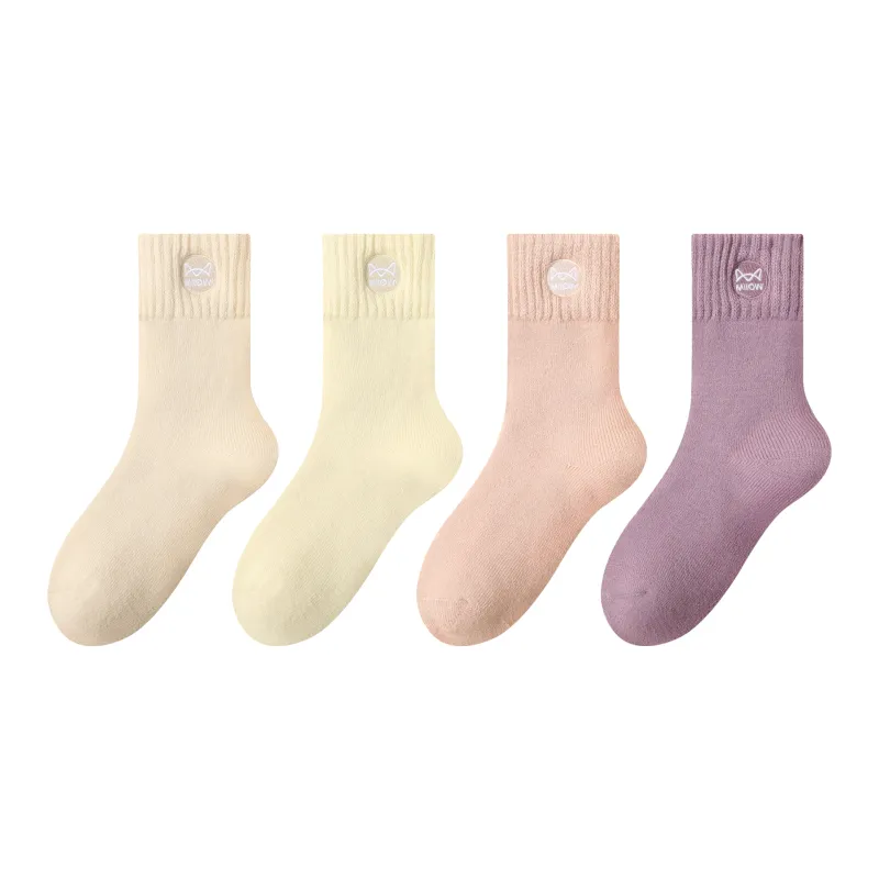 MIIOW Mid Calf Socks Women's Combo Set-21