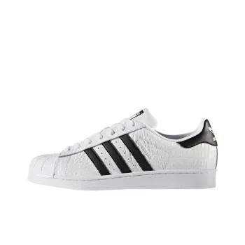 Adidas Originals SUPERSTAR Anti Slip Wear Resistant Low Top Skateboard Shoes Unisex White Black