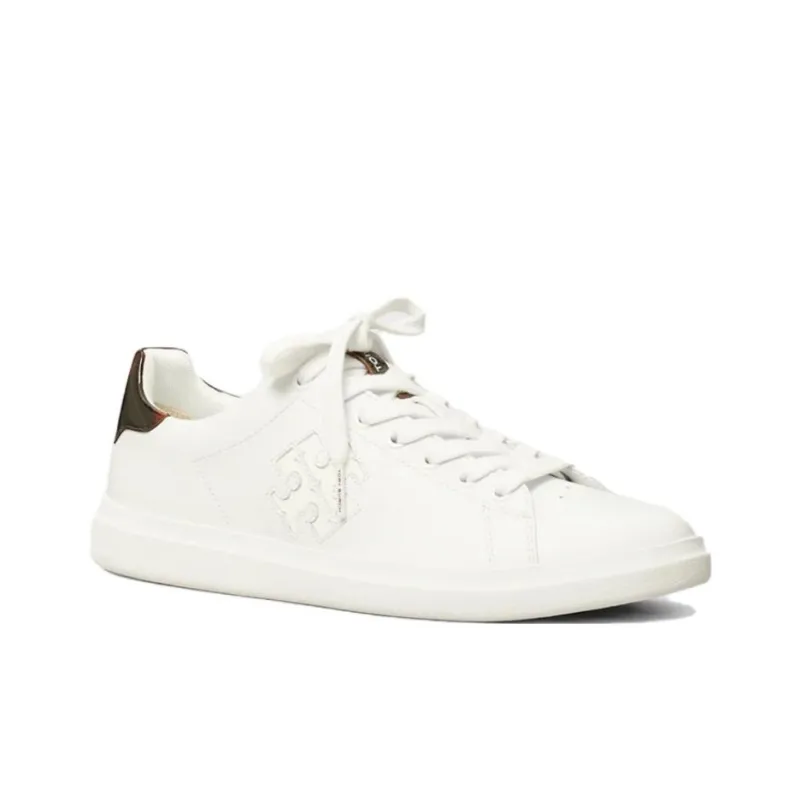 TORY BURCH Howell Court Low Top Skateboard Shoes Women's White-2
