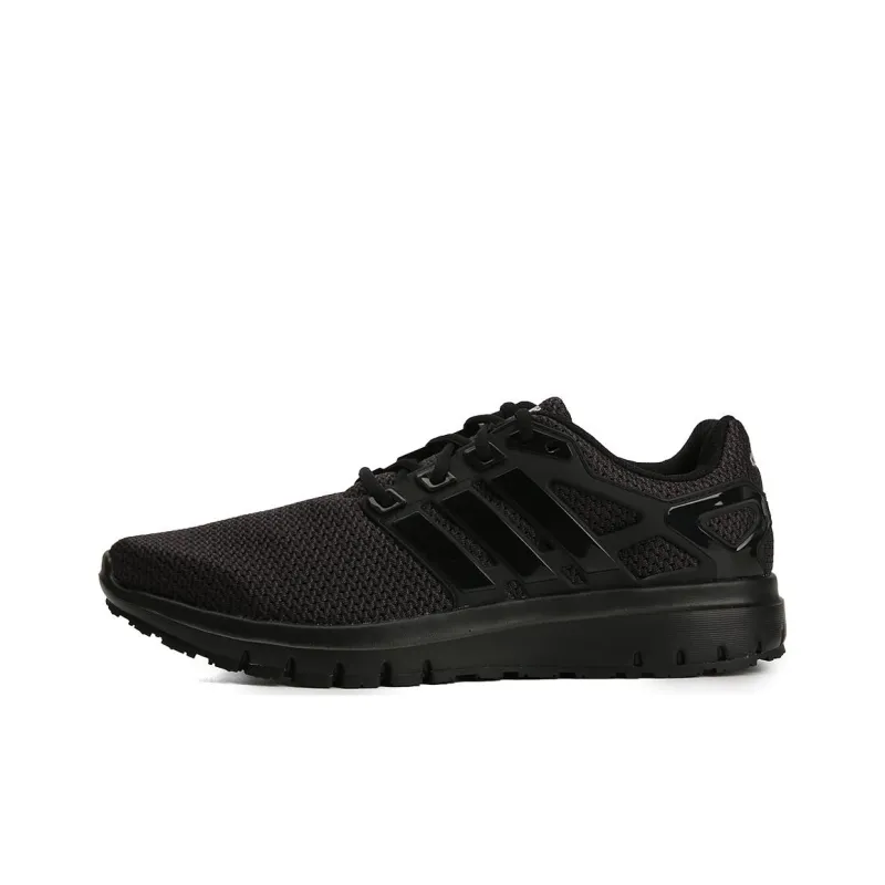 Adidas Energy Cloud Abrasion Resistant Low Top Running Shoes Men's Black-0