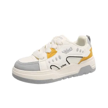 Yalu Shock Absorbers With Slip Resistant And Abrasion Resistant Properties Low Top Skateboard Shoes Women's