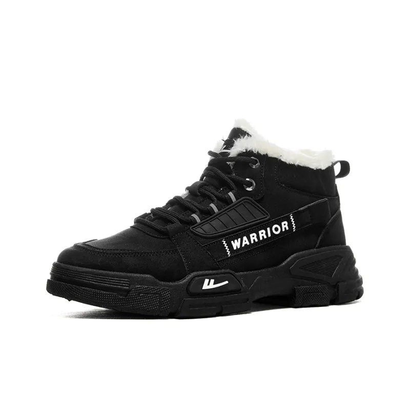 Warrior Wear Resistant Water Resistant Slip Resistant Low Top Hiking/Trekking Shoes Men's Black-1
