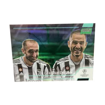 Topps Champions League Stadium Italy Version Juventus Chiellini 199 Pcs Player Card Quality Universal Sports Cards 1 Pc