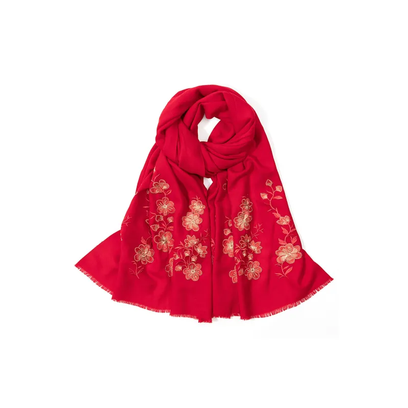 Shanghai Story Sheep Wool Shawls Women's Melodic Elegance-0