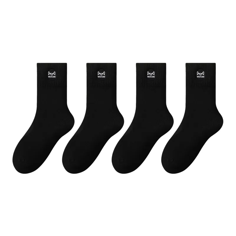 MIIOW Mid Calf Socks Women's Combo Set-17