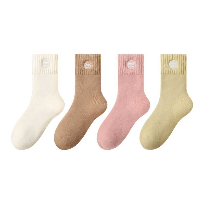 MIIOW Mid Calf Socks Women's Combo Set-22