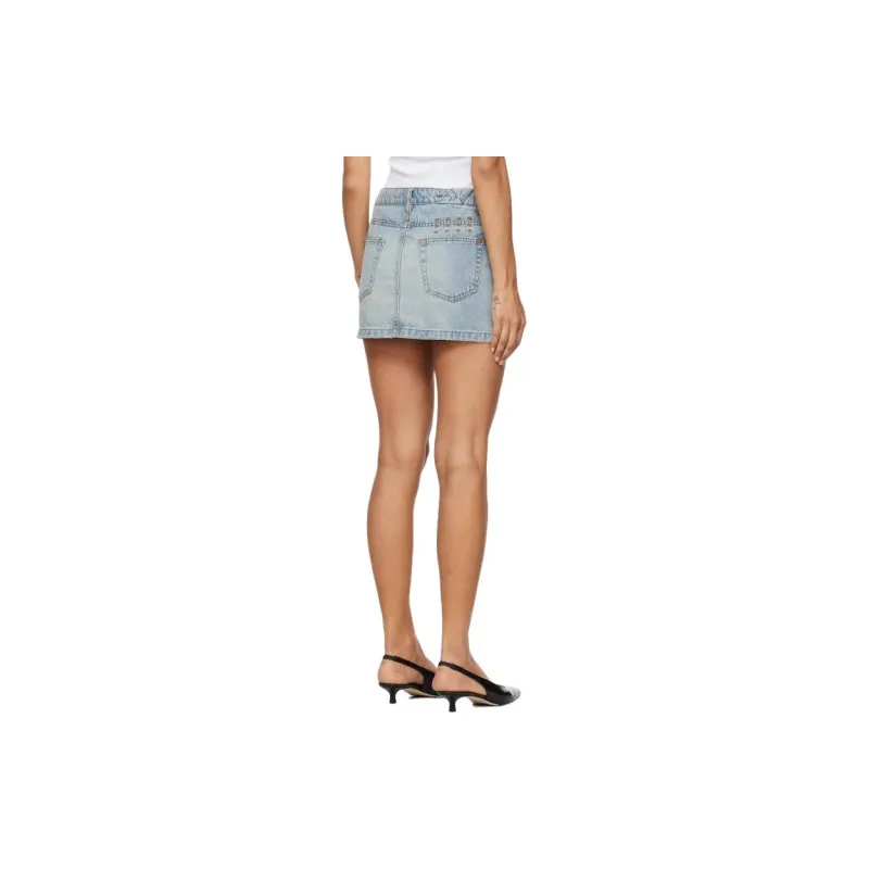 Ksubi Denim Short Skirts Women's Blue-1