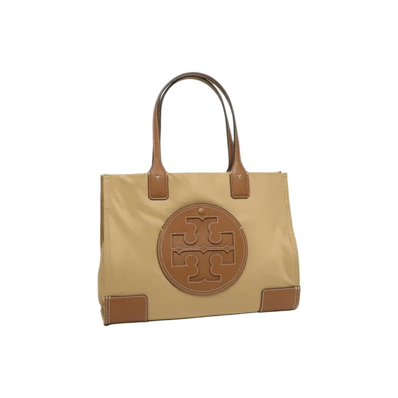 TORY BURCH Ella Polyamide Tote Bag, Shopping Bag, Handbag, Shoulder Bag Small Size Women's Cocoa Sand-1