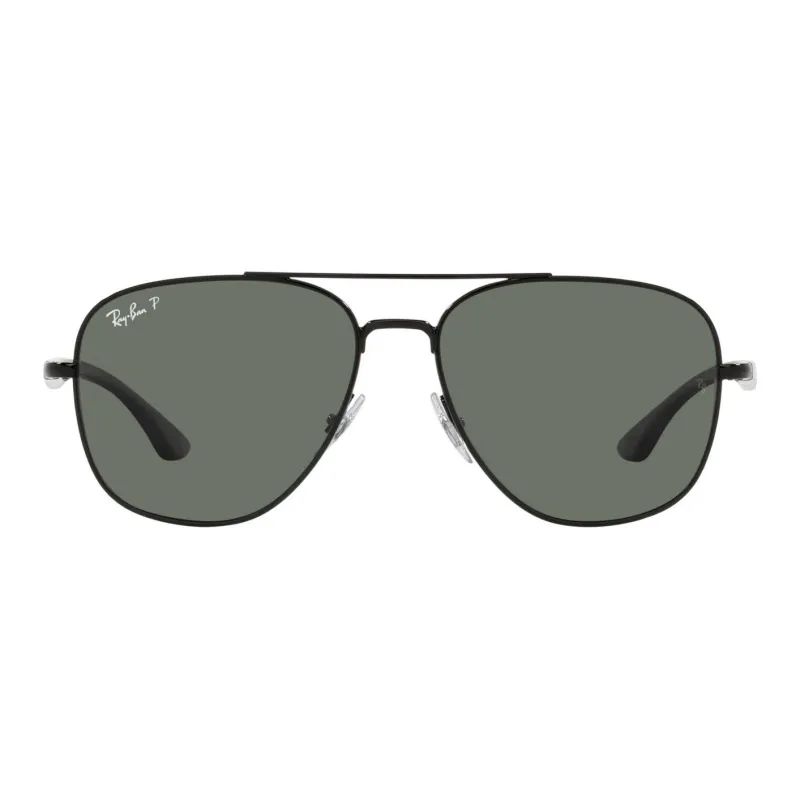 RayBan Acetate Metal Aviator Sunglasses Men's Black-1
