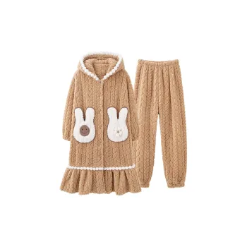 WANANNI Pajama Set Women's Khaki