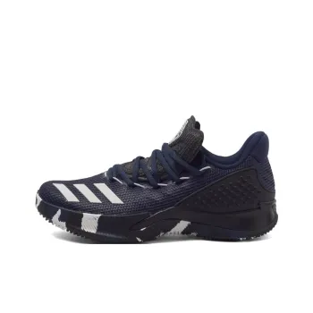 Adidas Ball 365 Anti Slip Wear Resistant Low Top Basketball Shoes Men's Blue Black
