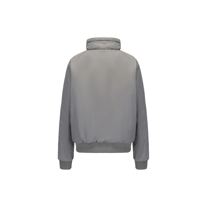 Duamin Jackets Coats Unisex Light Gray-1