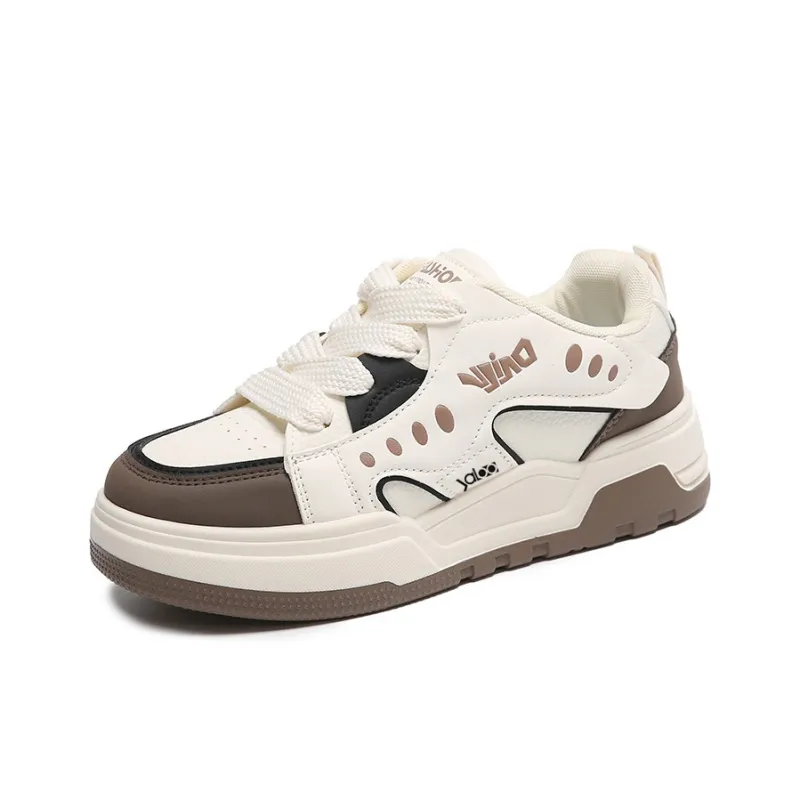 Yalu Shock Absorbers With Slip Resistant And Abrasion Resistant Properties Low Top Skateboard Shoes Women's-4