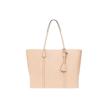 TORY BURCH Perry Leather Tote Bag Shopping Bag Shoulder Bag Handbag Women's Pink