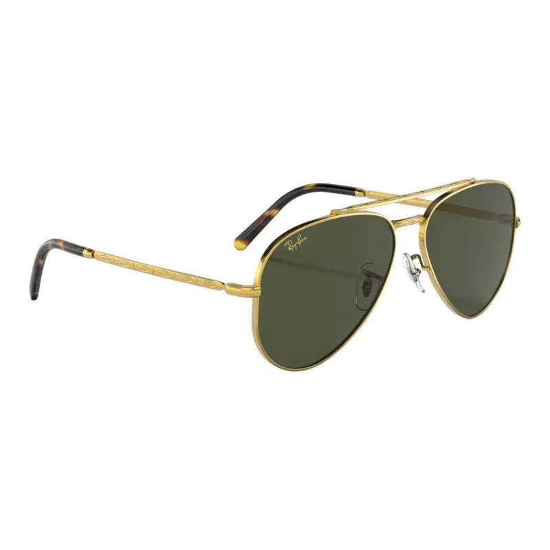 RayBan Crystal Aviator Sunglasses Women's Gold-2