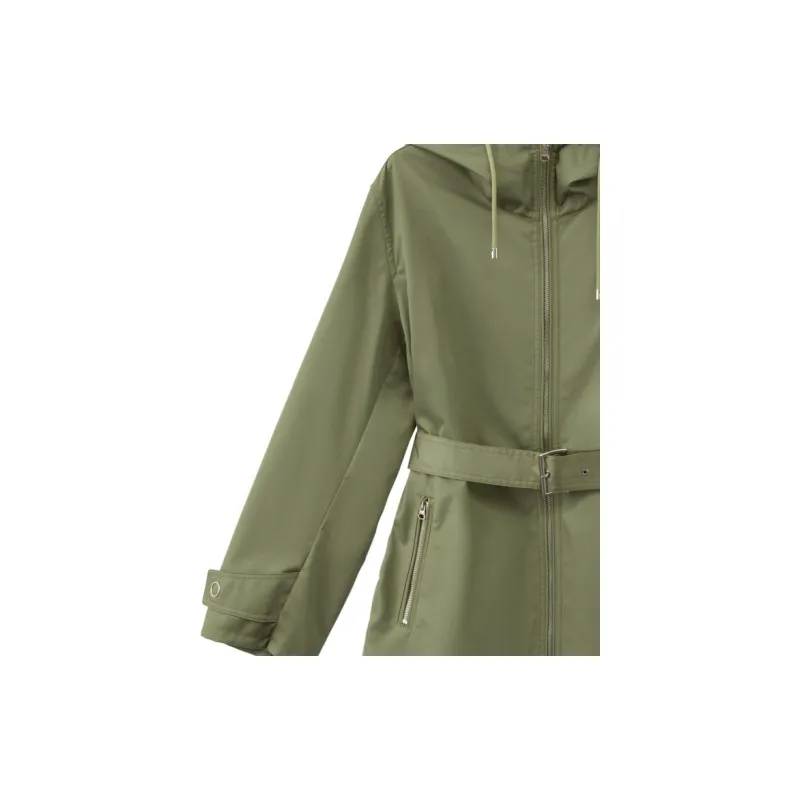 Burberry Trench Coat Women's Olive Green-3