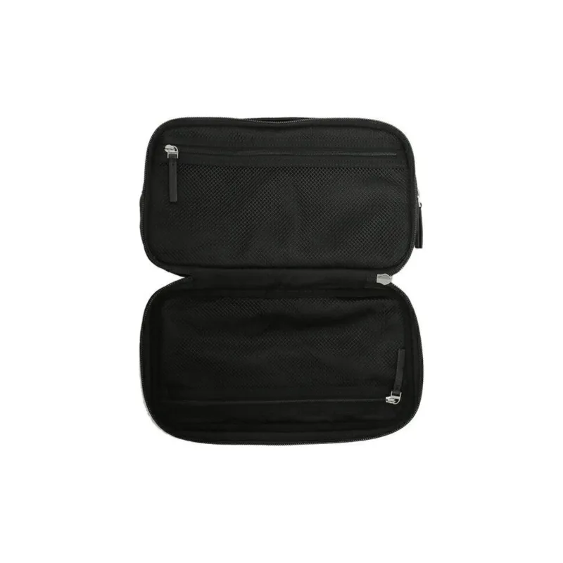 TORY BURCH Recycled Nylon Clutch Makeup Bag Women's Black-4