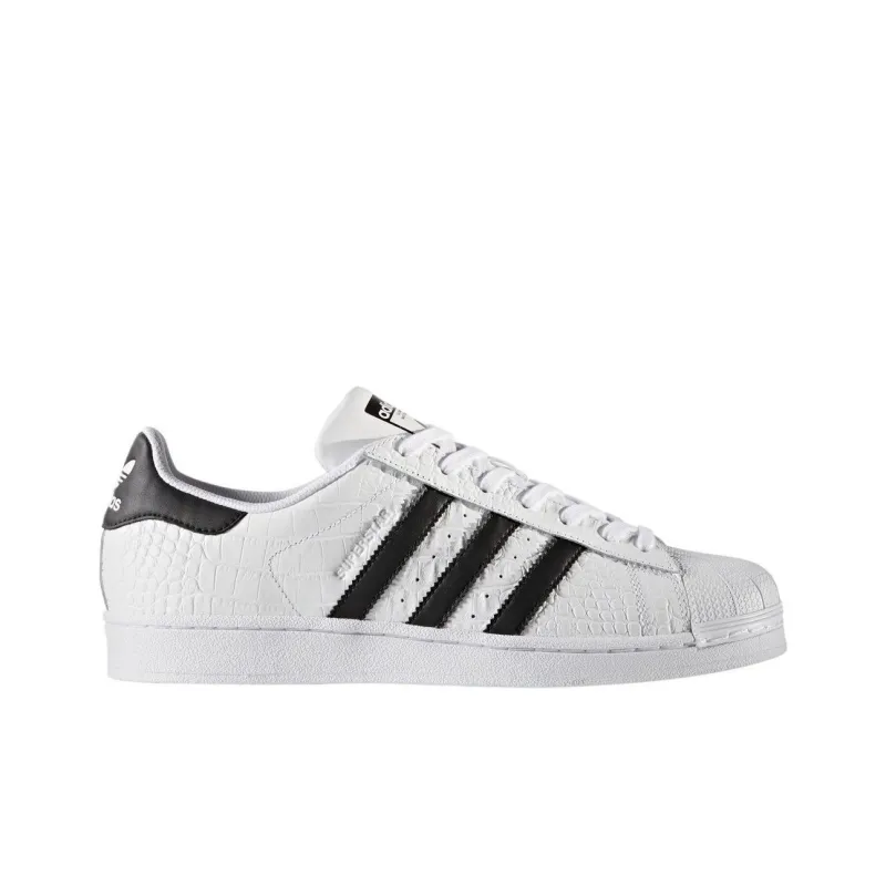 Adidas Originals SUPERSTAR Anti Slip Wear Resistant Low Top Skateboard Shoes Unisex White Black-1
