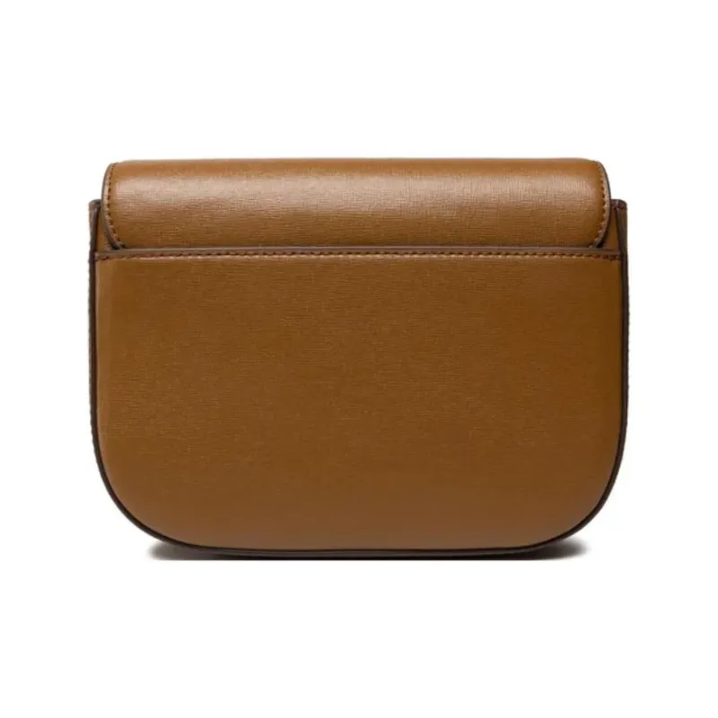 TORY BURCH Leather Chain Bag Shoulder Bag Crossbody Bag Medium Size Women's Brown-4
