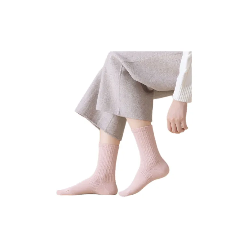 Cheemy Free Mid Calf Socks Women's 5 Pack Black-1