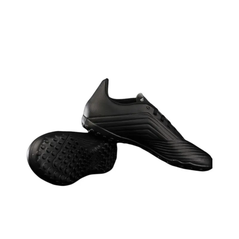 Adidas Predator Tango 18.4 TF Rubber Broken Studs Artificial Ground Anti Slip Wear Resistant Soccer Shoes Men's Black-2