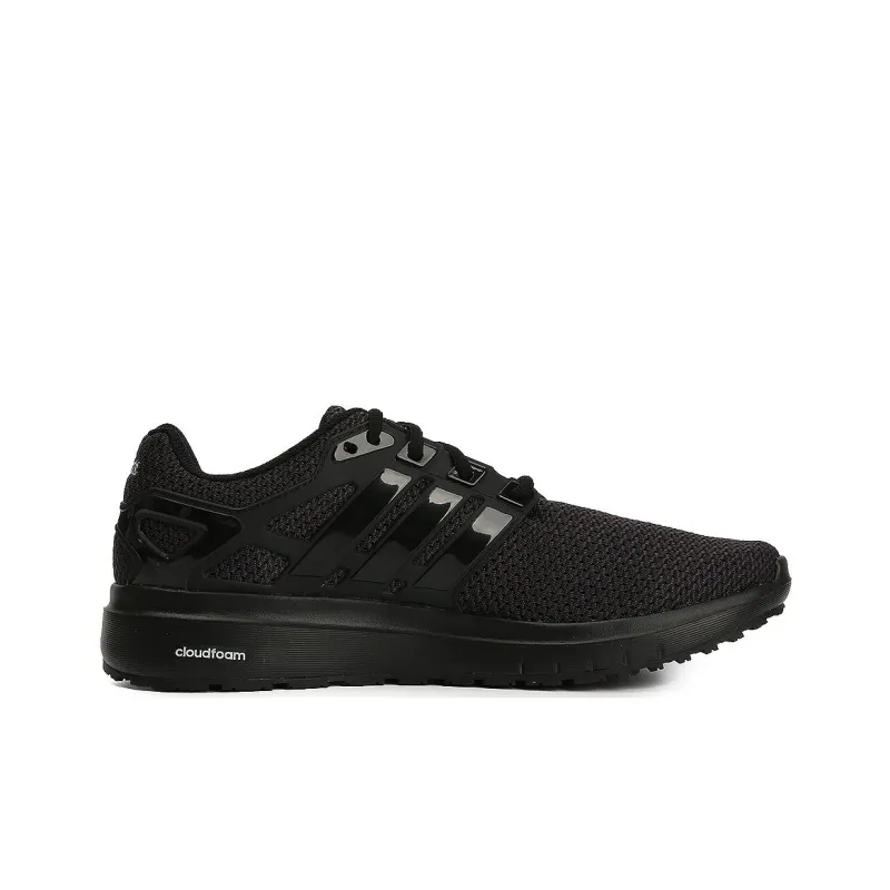 Adidas Energy Cloud Abrasion Resistant Low Top Running Shoes Men's Black-1