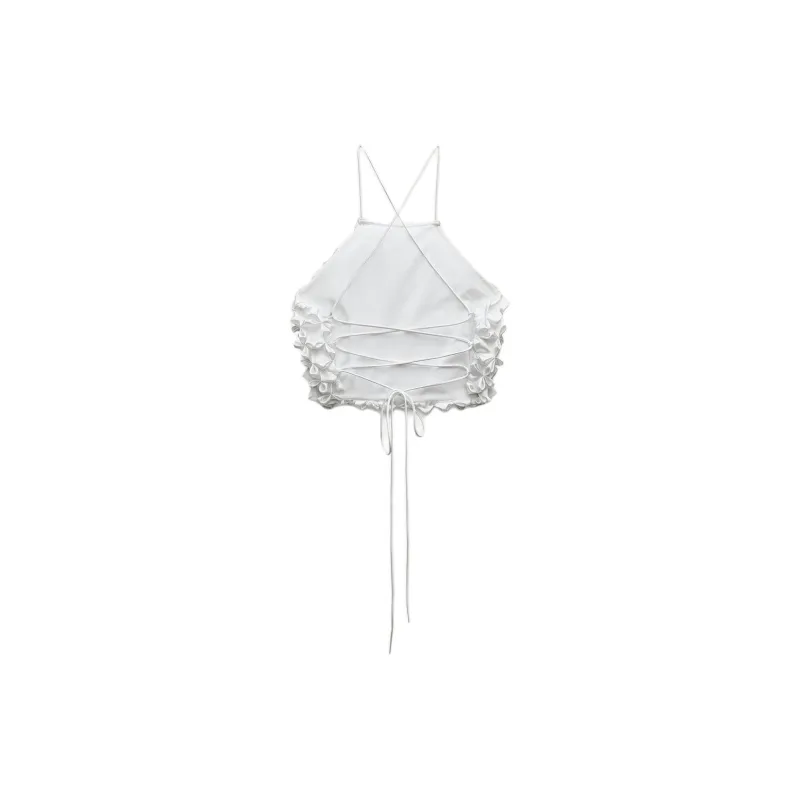 ZARA Trf Camisole Women's White-1