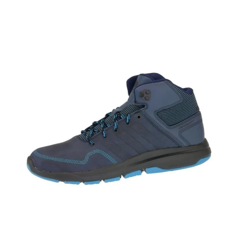 Adidas Climawarm Supreme Anti Slip Wear Resistant Mid Top Casual Shoes Men's Blue-0