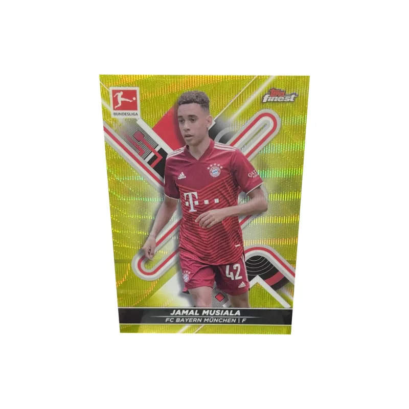 Topps Bundesliga FINEST Germany Bayern Munich Musiala 350 Pc Player Cards Card Product Access Sports Cards 1 Pc-0