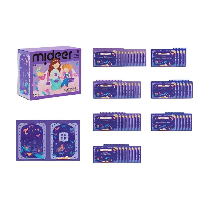 MIDEER Parent And Kid Communication Card Companion Time Tips Expression Thinking Training Interactive Games Board Games-2