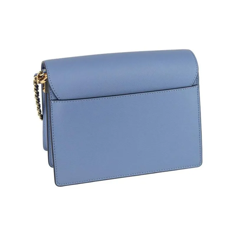 TORY BURCH Robinson Leather Chain Bag Shoulder Bag Crossbody Bag Medium Size Women's Ice Blue-2