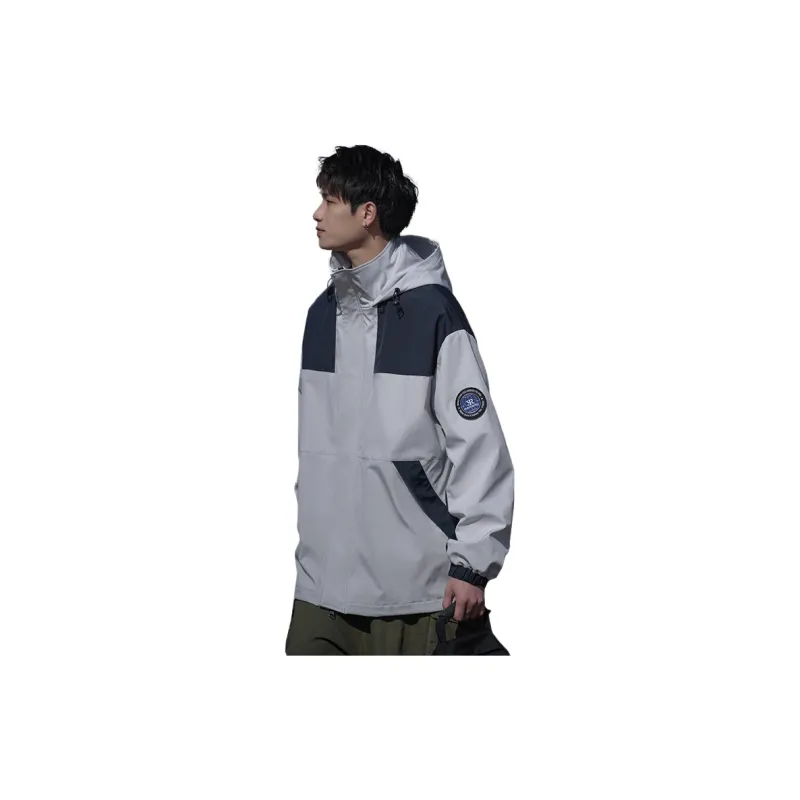 RENBEN Jackets & Coats Unisex Light Gray-0