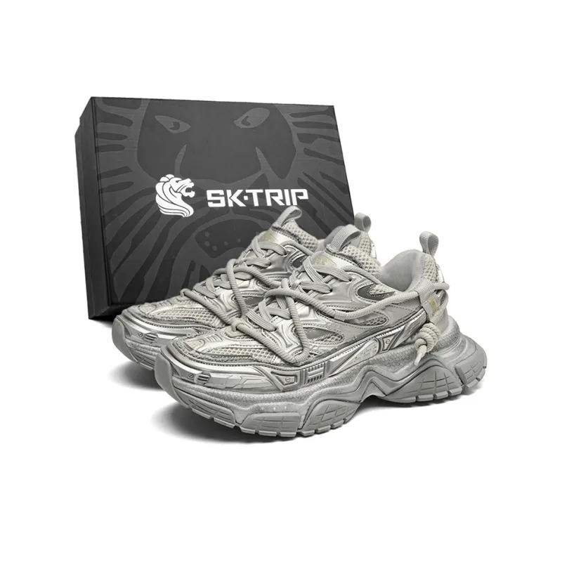 SK.TRIP Crossbow Series Bow And Crossbow Set 5 Cushioned Wear-Resistant Height Increasing Low-Top Chunky Sneakers Men's-7