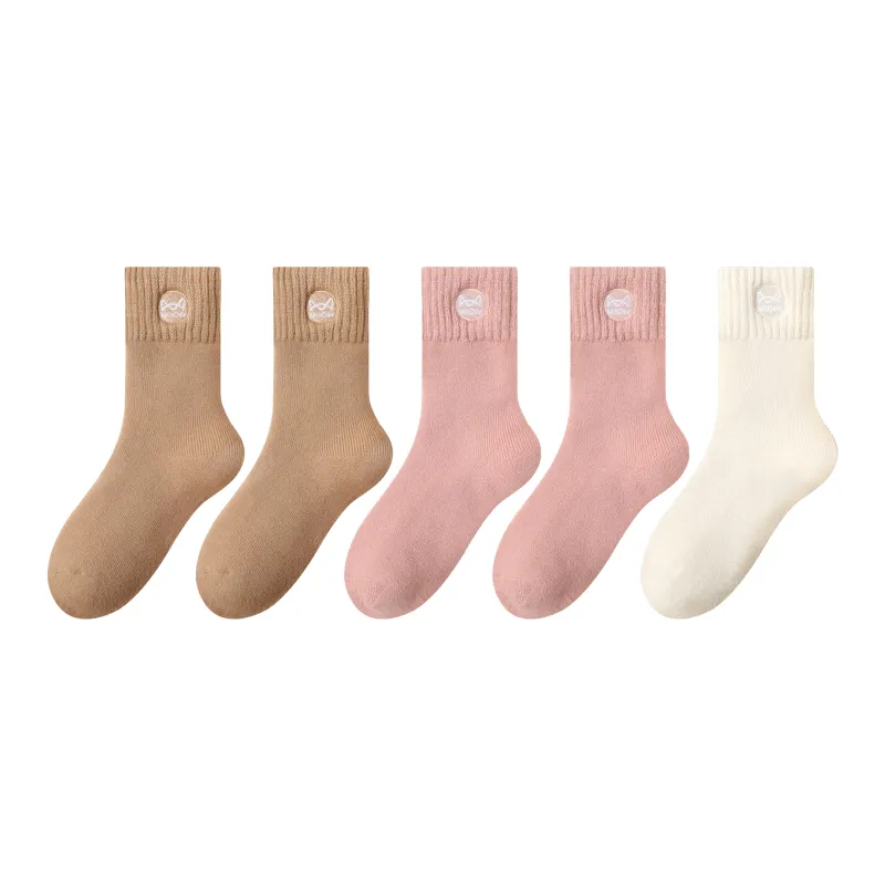 MIIOW Mid Calf Socks Women's Combo Set-10