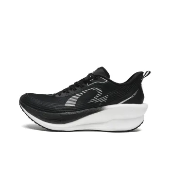 NEIERKE Cushioning Coverage Breathable Anti-Rollover Low-Top Training Marathon Running Shoes Unisex Black White