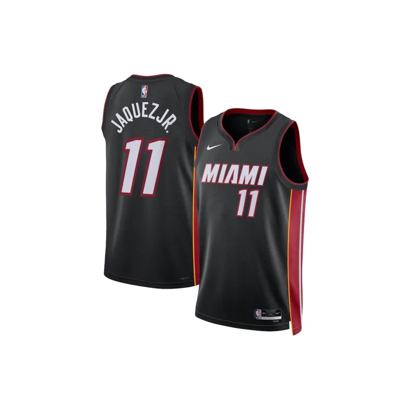 Nike Icon Classic Miami Heat Icon Edition 2022/23 Basketball Jerseys Men's Black-2