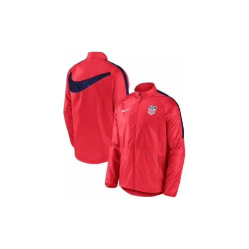 Nike USA Soccer Team Olympic Series Jackets Men Speed Red