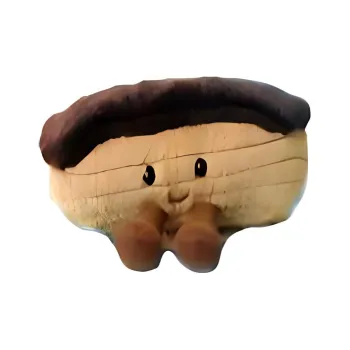 JELLYCAT Fun Food Collection Paris Dessert Chocolate Lightning Cream Puff Dolls Plush Doll Small Size High