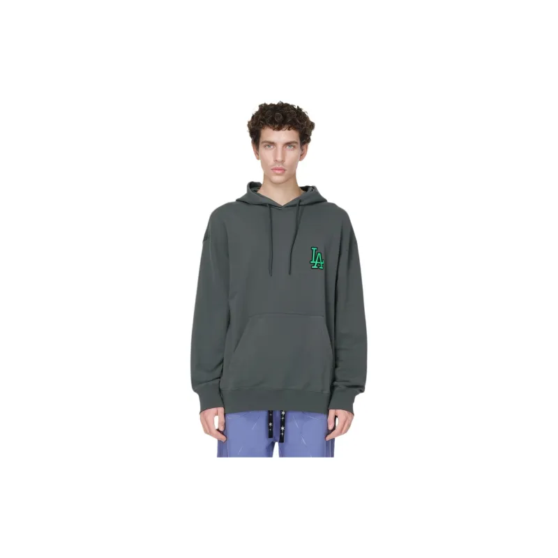 MLB Los Angeles Dodgers Sweatshirts Unisex Gray-2